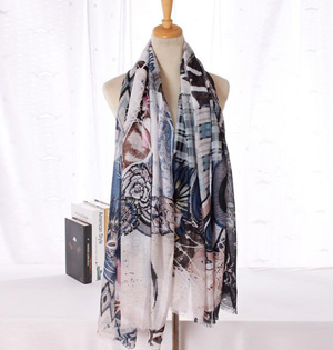 Wholesale cotton satin scarf