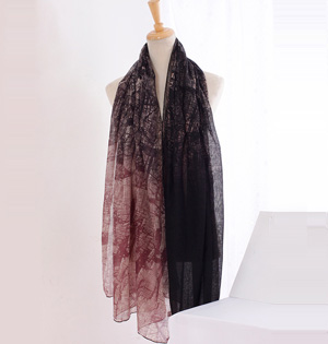 Graffiti cotton scarf wholesale