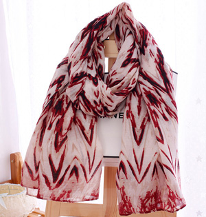 Women cotton printed scarf wholesale