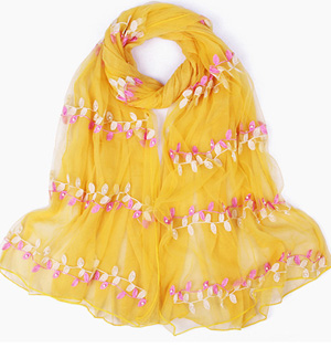 Wholesale scarf embroidered shawls