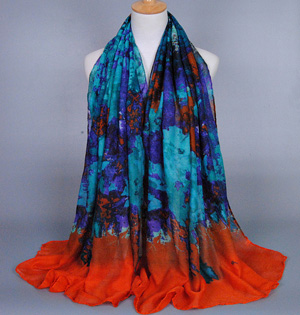 Hand painted scarf wholesale