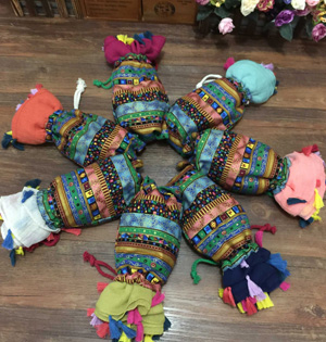 Wholesale cotton fringed scarf