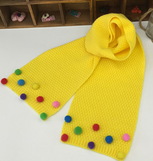 Wholesale kids wool knitted scarf