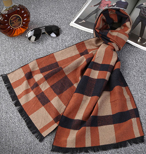 Wholesale mens fringe cotton scarf