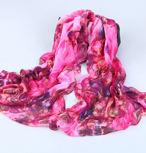 Wholesale viscose graffiti scarf