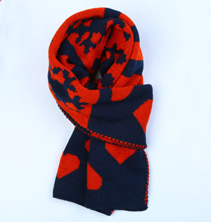 Wool scarf for kids