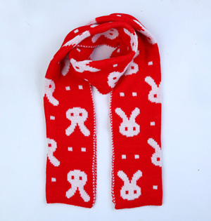 Wholesale kids knitted scarf wool