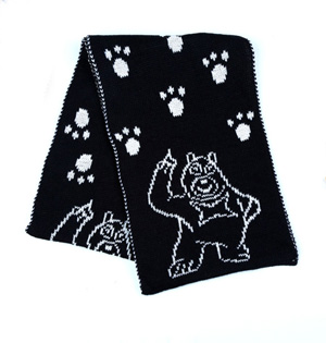 Wholesale kids knit scarf wool