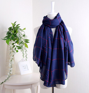 Womens plaid scarf wholesale