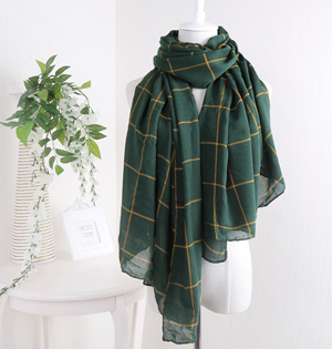 Womens plaid scarf wholesale
