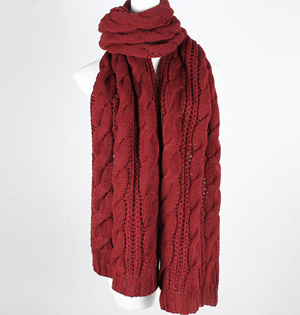 Irish wool scarf women