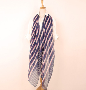 Viscose stripe oblong scarf wholesale