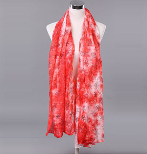Wholesale silk viscose knitting scarf