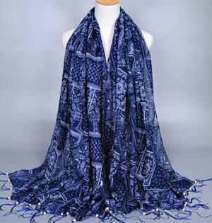 Womens viscose vintage soft scarf wholesale