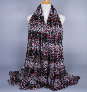 Viscose sunflower scarf wholesale