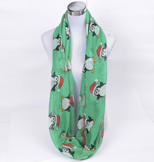 Wholesale christmas silk scarves