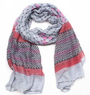 Viscose geometric scarf wholesale