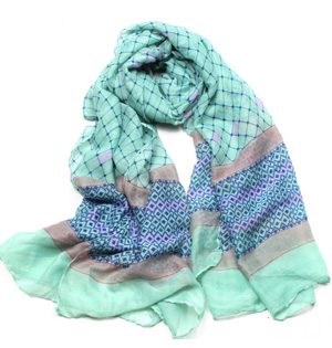 Viscose geometric scarf wholesale