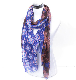 Infinity fringed scarf wholesale