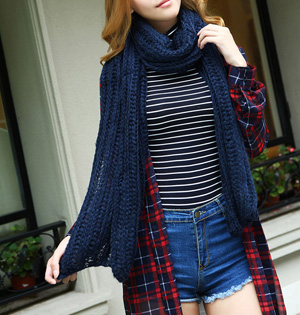 Knitted wool warm scarf wholesale
