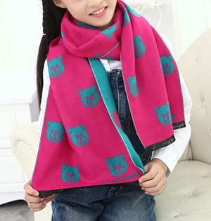 Wholesale kids fashion cashmere scarf