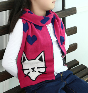 Kids winter wool scarf wholesale