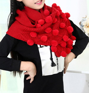 Wholesale winter cashmere scarf kids
