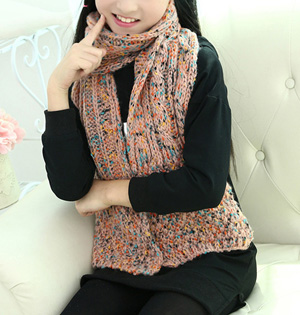 Wool kids knit scarf wholesale