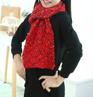 Wool kids knit scarf wholesale