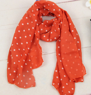 Wholesale polka dot kids scarf