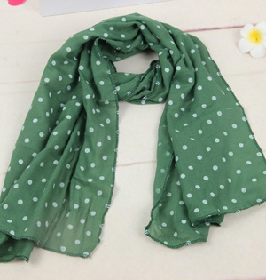 Wholesale polka dot kids scarf