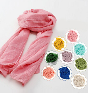 Kids cotton silk scarf wholesale