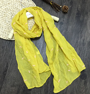 Wholesale kids silk cotton scarf