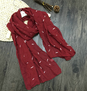 Wholesale kids silk cotton scarf