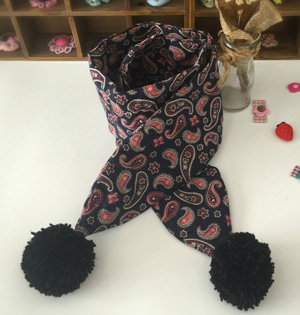 Kids cotton floral scarf wholesale