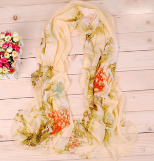 Women scarf chiffon scarves