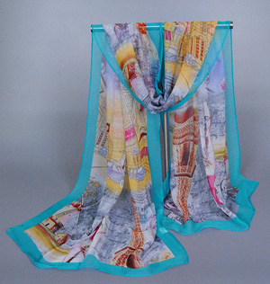 Silk scarf printing for sale