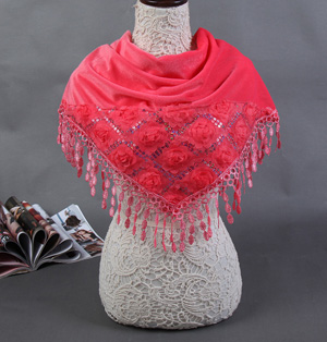 Wholesale red silk scarf