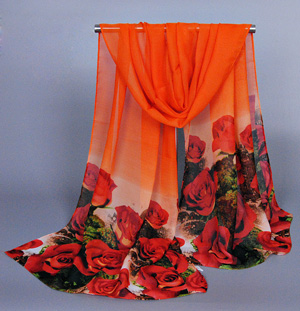 Wholesale silk thin scarves