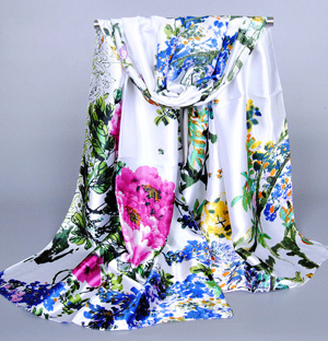 Spain silk scarf wholesale