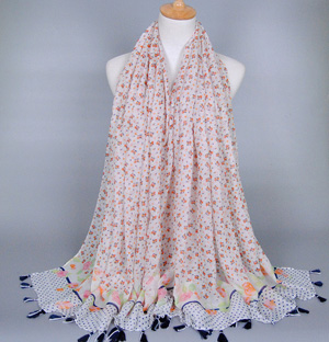 Wholesale floral print scarf