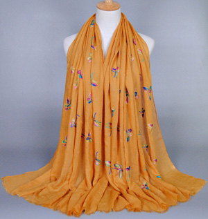 Wholesale infinity scarf silk