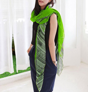 Voile scarves for women