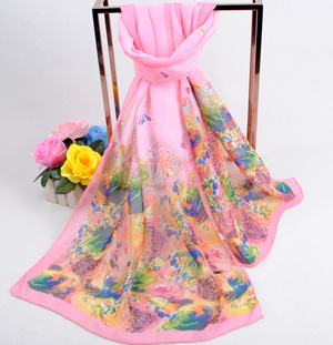 Wholesale silk butterfly scarf