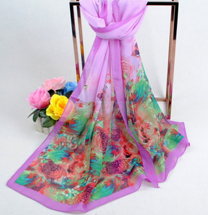 Wholesale silk butterfly scarf