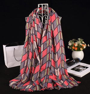 Wholesale striped scarves