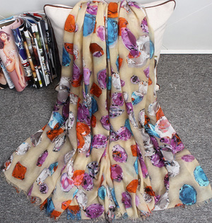 Wholesale scarf cashmere cotton fabric