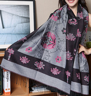 Cashmere infinity scarves