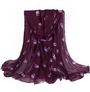 Silk viscose scarf wholeslae