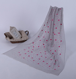 Polka dot silk scarf wholesale